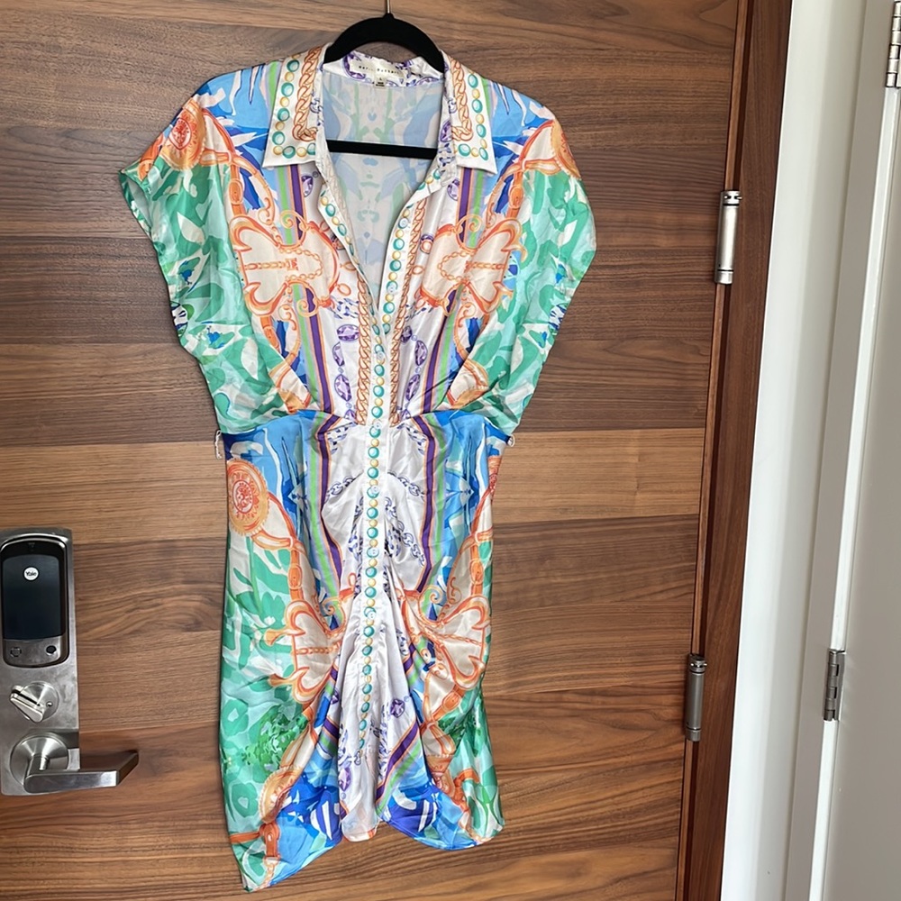 Gorgeous Pattern Button Down Dress - image 5